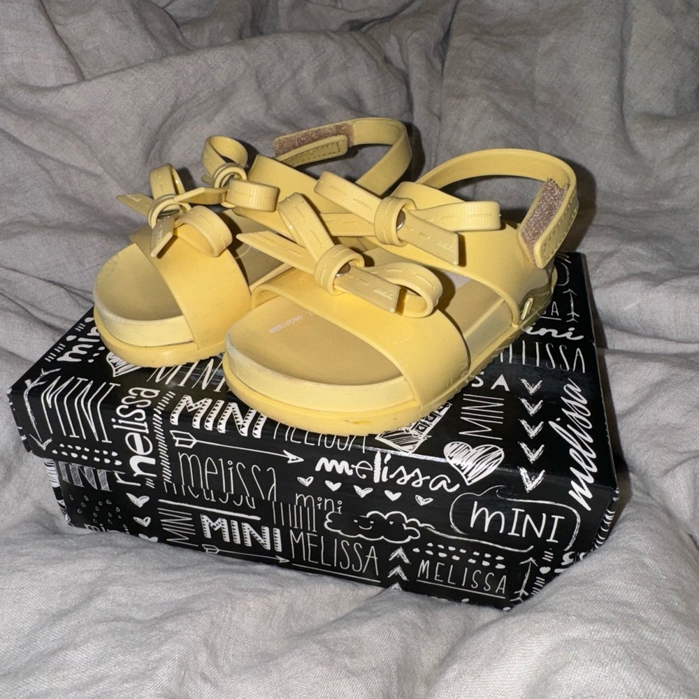 Mini Melissa Sandals Size 7C